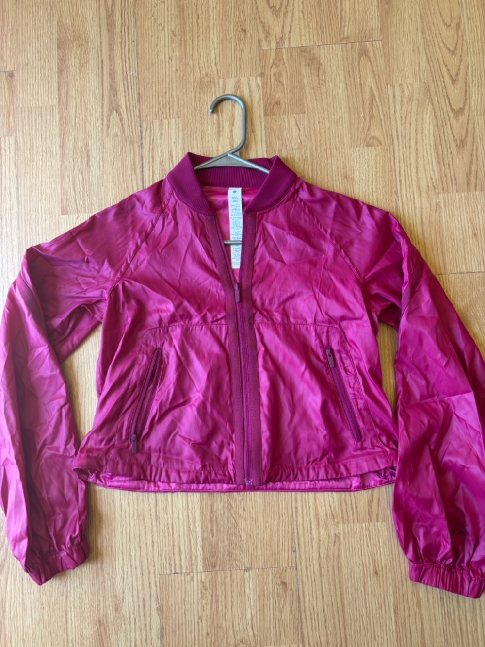 lululemon athletica Fuchsia Bomber Jacket